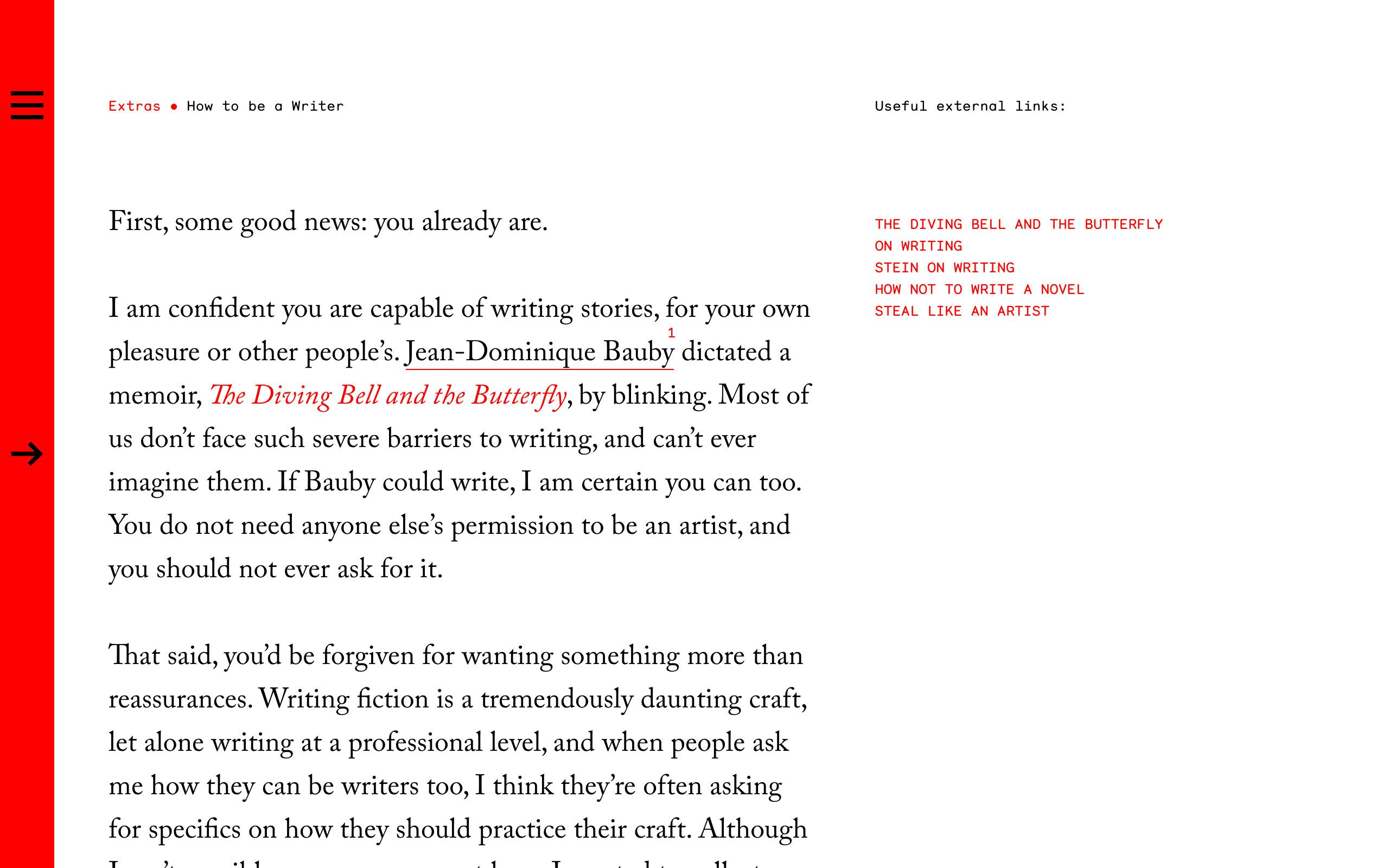 Desktop view of the Leo Hunt website